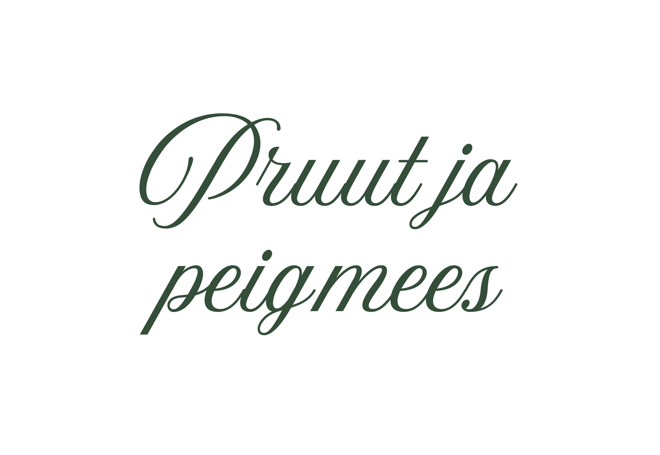 Näidised elegantsetest kalligraafia fontidest ehk kirjatüüpidest, mida saab kasutada pulmakutsete kujundamisel.