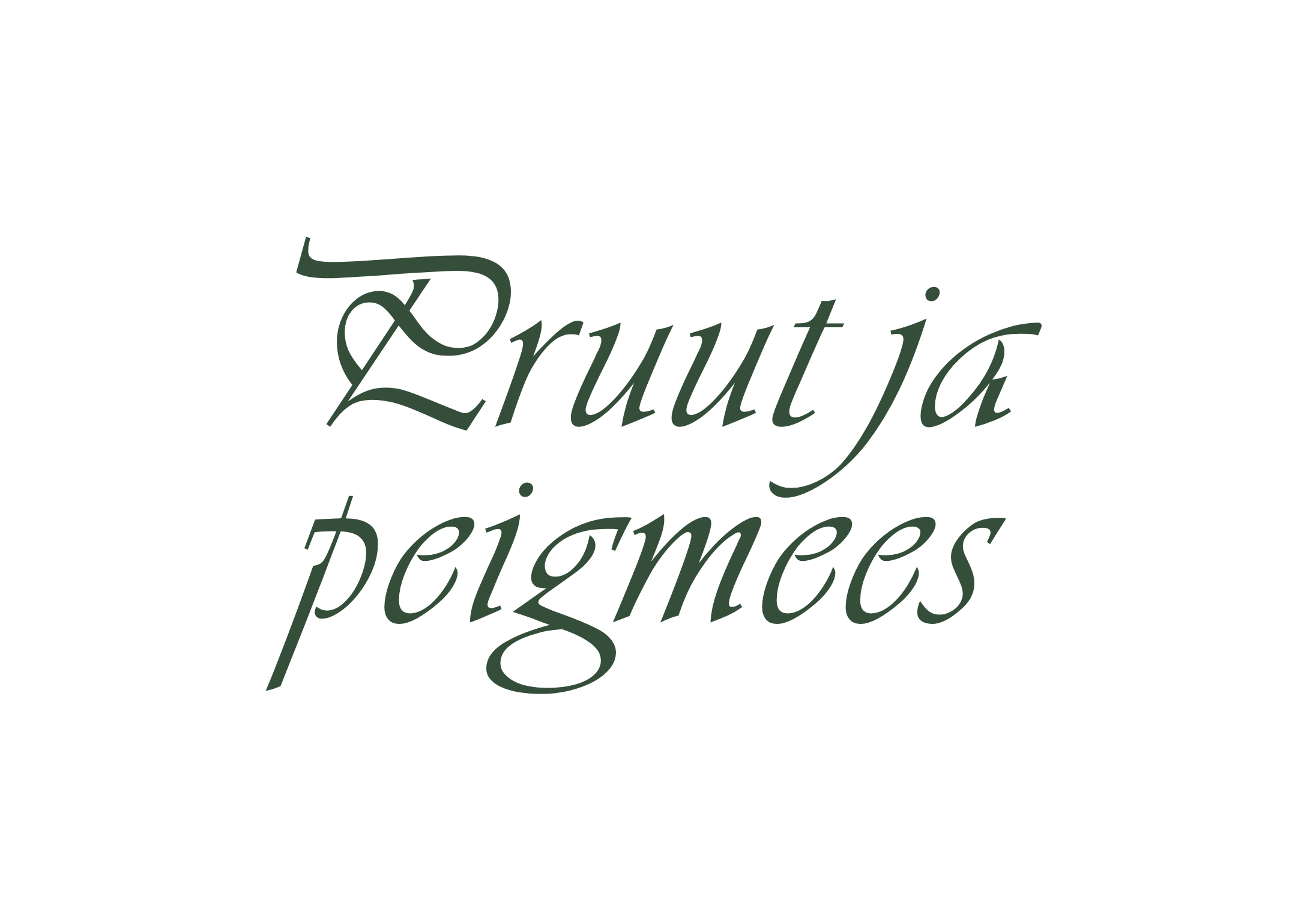 Näidised elegantsetest kalligraafia fontidest ehk kirjatüüpidest, mida saab kasutada pulmakutsete kujundamisel.